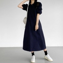 로맨틱 퍼프 라인 롱원피스