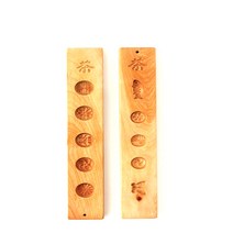 국산 박달나무 소형 다식틀 10구 약과틀 다식판 떡틀, 1개