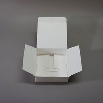마카롱 쿠키 화이트 오픈 개업떡상자 인쇄 맞춤제작