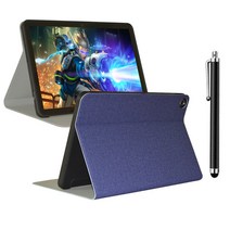 태클라스트 T40 PRO 전용 플립 거치대 케이스 + 터치펜, NAVY