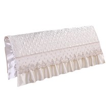 THE VEDO SHOP 컴포트 살이 포동 포동하게 찐 헤드 보드 커버 방진 스트레치 우드 가죽 침대 헤드 보드 커버 프로텍터 슬립, 베이지