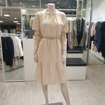 온앤온 루즈핏 러플 벨트 원피스 NW0MO323