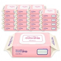 유아 성인 기저귀용 대형물티슈 60매 10팩