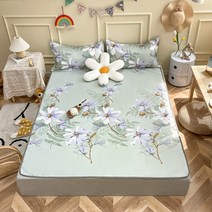 어싱 접지 매트 패드 여름 아이스 시트 실크 매트리스 프로텍터 싱글 더블 슬리핑 매트 쿨 90/120/150/180cm 킹 사이즈 럭셔리 침대, 90x200cm 2pc, 18 17