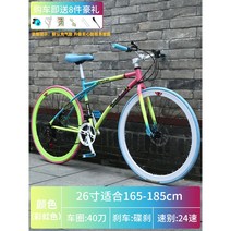 산악용자전거 엠티비자전거 엠티비 남녀 스페셜라이즈드 자전거 변속 로드, 신형 24단 40인치 레인보우