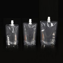 주스팩 음료 캡파우치 음료팩 스파우트 액상주스 투명 _BnG, 3파우치 음료팩-300ml