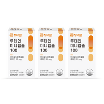 대원제약 장대원 루테인 미니캡슐 100 (3박스/6개월), 18 g(100 mg x 180 캡슐), 1개