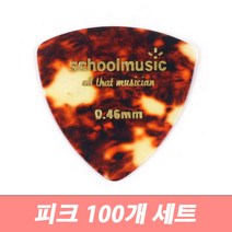Schoolmusic 통기타용피크(0.46mm) 100개묶음, 개, *