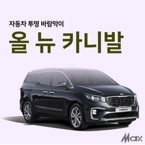 [맥스산업] 원터치 투명 자동차 바람막이 [ 차종 : 올뉴카니발 (3세대) ] ( 옵션 : 트렁크 슬라이드문 ), 슬라이드문 조수석1p
