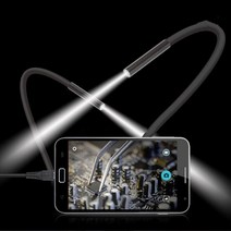 안드로이드 USB C 내시경 카메라 5.5mm 렌즈 5M 10M 케이블 산업용 미니 자동차 검사 용 Led 조명 포함, 04 3.5m_02 soft cable