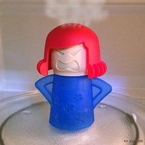 전자레인지 스팀클리너 앵그리마마 클리너 냄새제거, 앵그리마마-칼라랜덤