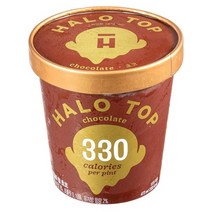헤일로탑 초코 아이스크림 (냉동), 3개, 473ml