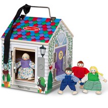 멜리사 앤 더그 원목 도어벨 하우스 열쇠열기 장난감 Melissa Doug Doorbell House