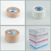 3M 종이반창고 마이크로포 의료용 테이프 종이 반창고 흰색/백색/갈색/살색 수면밴드, 2.54CM갈색