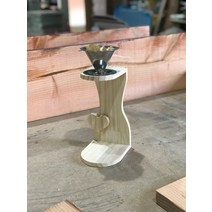 에셀나무 목공체험 하트시리즈 우드커피메이커 DIY KIT 반제품