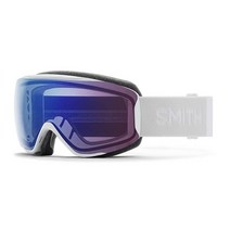 Smith Optics Moment 여성용 스노우 겨울 고글 - 화이트 베이퍼 크로마팝 스톰 로즈 플래시, ChromaPop Photochromic Rose Fl, White Vapor