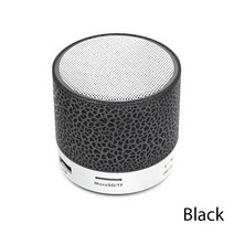 블루투스스피커 소형 캠핑 자전거 무선 미니 휴대용 usb 블루투스 스피커 다채로운 led 빛 원통형 mp3 오디오 서브우퍼 충전식 전화에 적합, 와인 레드