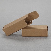 답례품 상자 가방 선물 박스 레드 화이트 블랙 크래프트 종이 립스틱 에센셜 오일 스포이드 병 화장품 미니 골판지 100 개, [04] 3x3x9cm, [02] 브라운