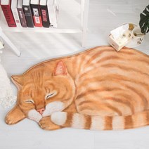 발매트 고양이 부엌 러그 캐릭터 동물모양 현관 싱크대 귀여운 호텔 모텔 빨아쓰는 욕실 주방 푹신푹신 매끄러운 도톰한 논슬립 디테일 캣 거실 화장실