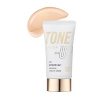 토니모리 더 쇼킹 파데리스 톤업 크림 SPF50+ PA+++ 50ml, 02 스킨톤, 4개