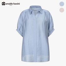 아날도바시니 아날도바시니 반오픈카라블라우스 AU06BL01M