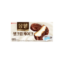 몽쉘 오리지널 생크림 케이크 6p, 204g, 4개