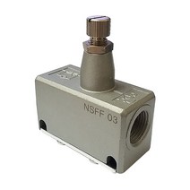 씨디씨뉴매틱 NSFF 03 배관형 스피드 컨트롤러 메탈바디, 1개