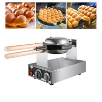 홍콩 에그와플 메이커 전기 계란 와플 QQ Eggettes 거품 머핀 기계 퍼프 케이크 오븐, 220V+UK+1