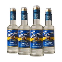 토라니 Torani 무설탕 시럽 바닐라 360g 12.5온스 4팩, Sugar Free Vanilla_12.7 Fl Oz