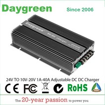 24V 12V 30A 60A 100A DC 스텝 다운 컨버터 감속기 14.6V 16.8V 충전기 Daygreen CE RoHS 15 년 수명 자동차, [04] Adjustable Charger