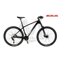 사바코리아 M6 카본프레임 27.5인치 휠셋 시마노 데오레 30단 에어샥 MTB 자전거, 레드블랙, 15인치