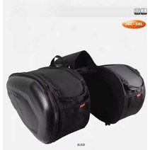 오토바이 리어백 스쿠터 사이드백 사이드박스 백 경량, 탄소섬유 패턴