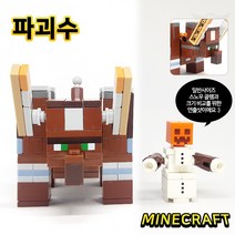 마인크래프트 장난감 미니피규어 레고 호환블록 커스텀 아이선물 스티브 알렉스 위더 골렘 인싸템, 081. 파괴수