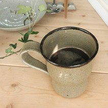 수공예 손잡이 머그컵-투명유 투명유, 색상