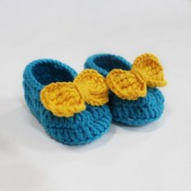 러브컨츄리 (DIY)리본 아기덧신 만들기 뜨개질 DIY 패키지, 21.진핑크, 10.민트