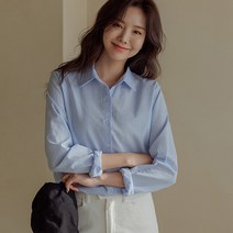 로엠 가벼운 봄컬러 줄지셔츠