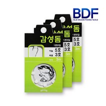 청룡조구 감성돔 묶음바늘 3개 묶음 사비끼 채비