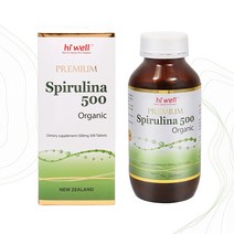 굿소일직구 Hiwell 프리미엄 스피루리나 500 유기농 500정, 하이웰 엄선 유기농 스피루리나 100%