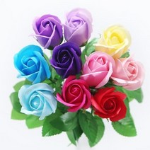 공간W04935B 비누꽃 50송이 장미 트리, 03_50송이비누꽃장미(진핑크)