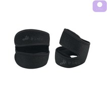 하체근육 마라톤무릎 X자 밸크로 길이조절 무릎 압박 지지대 블랙 등산무릎보호대, 1개