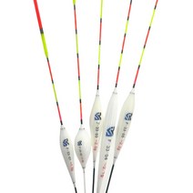 수광산업 민물 올림찌 2중 돋보기 나노 주간 찌, 4호 화이트 42cm