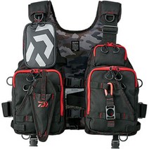 일본직발송 9. Daiwa(다이와) 다이와(DAIWA) 낚시 조끼 플로트 게임 베스트 프리 DF -6206 B01BCY55IY, One Size_블랙레드, 블랙레드