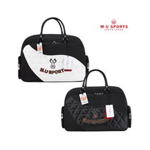 엠유스포츠 정품 MU 2003 보스톤백, 블랙