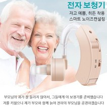 전자 보청기 보청 이어폰 노인 보청기 스마트보청기 보청기능 소리증폭기, 1, 브라운