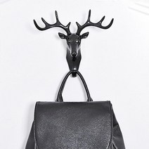 디자인벽걸이 헌팅트로피 가방걸이 사슴벽홀더 키친, 화이트