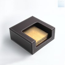 socean 칵테일 냅킨 케이스 카페 티슈 박스-가죽pu 디너 넵킨 케이스 냅킨통 까페 넵킨 박스 테이블 네프킨 홀더 네