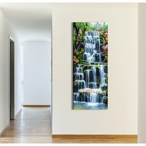 풍수아트 09.[I]무한폭포 | 캔버스액자 중형[133x50cm]