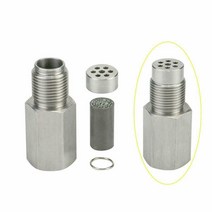산소 O2 센서 M18X1.5 익스텐더 스페이서 어댑터 마개 촉매 변환기 제거기 체크 엔진 라이트 자동차 액세서리, Silver_1