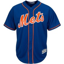 새로운 York Mets Alternate 블루 Cool Base Jersey Small