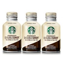(올따옴) 스타벅스 더블샷 에스프레소앤크림 275ml 6입, 6개입